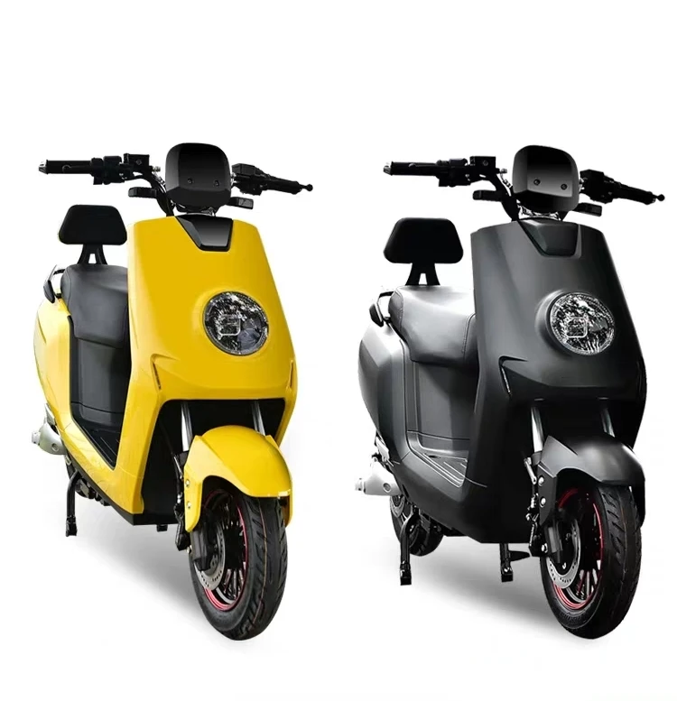 

1000w 60v20AH lead acid/lithium battery electric motorcycle adult e scooter with LED display electric moped