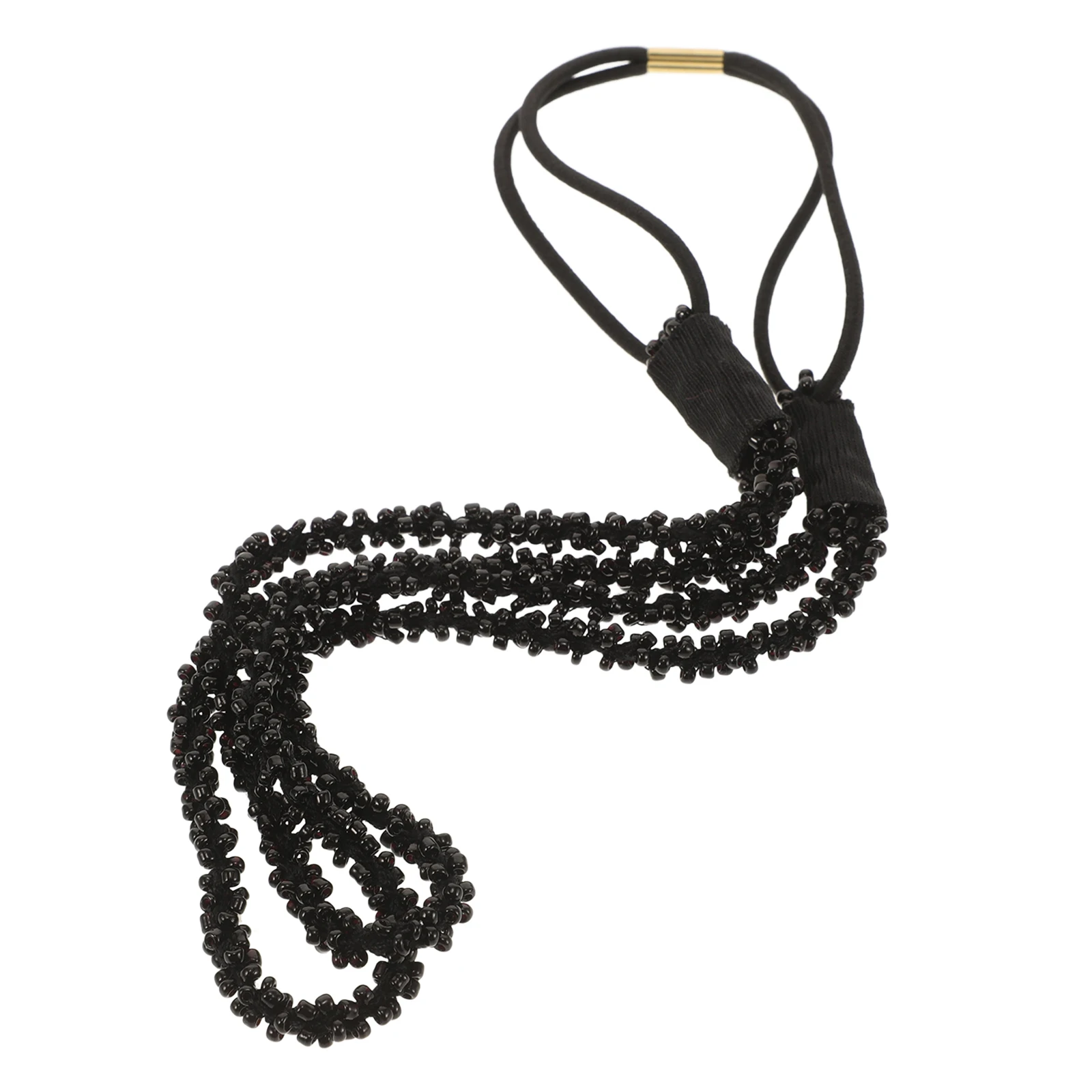 

Elegant Bohemian Headband Beaded Hair Accessory Fashion Elastic Headband Stylish Hair Chain For All Occasions