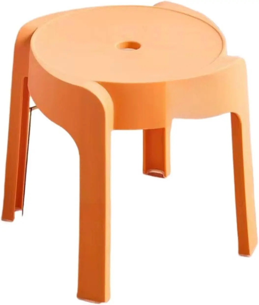 

Outdoor Plastic Stool Household Stackable Cyclone Stool Simple Living Room Dining Table Round Stool Portable Creative Bench