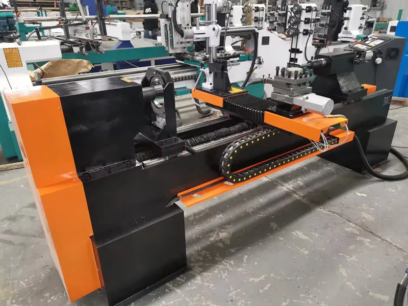 Torno de madeira CNC automático Ca-1530 com sistema de controle profissional de 4 eixos