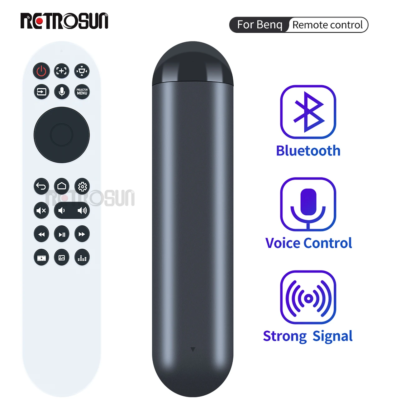 New RCI074 Remote Control for BenQ QS02 HDMI Media Streaming TV