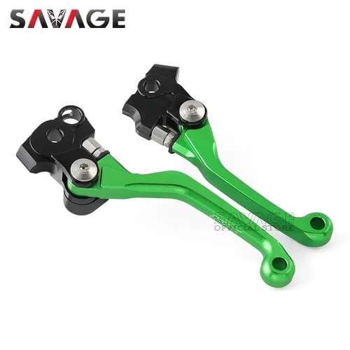 Imagen 2 del producto Para KAWASAKI KX 250 450 KX250 KX250X KX450 KX450SR KX450X 2019-2024 palancas de embrague de freno pivotante manijas accesorios de motocicleta