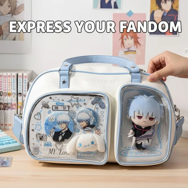 

Funny Y2K Doll Bag Anime Itabag Tote Bag Girls Kawaii Original Dual Use Shoulder Itabag Cute Display Itabag Women Handbag New