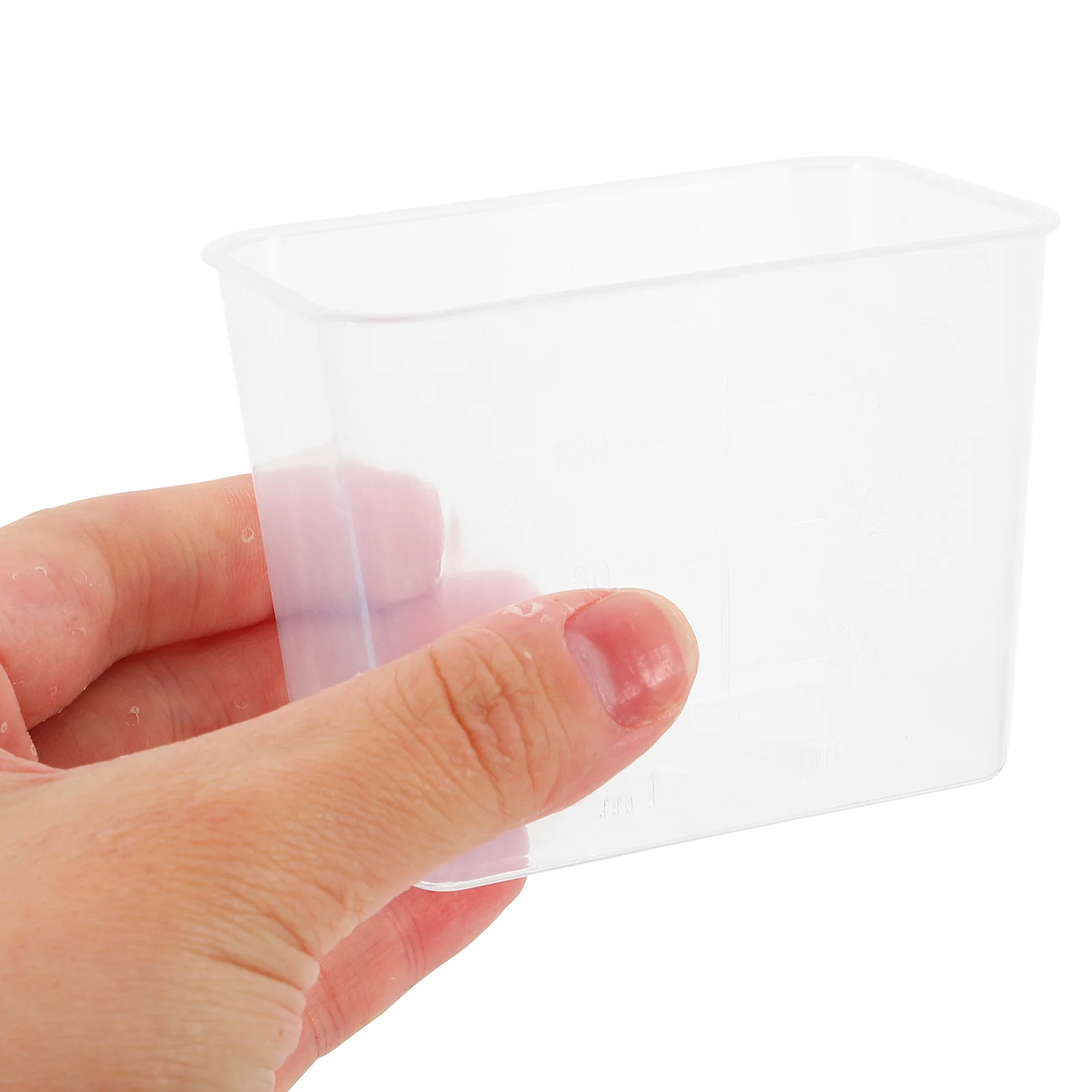 

10Pcs Rice Cooker Accessories Transparent Plastic Measuring Cups Clear Kitchen Containers for Cooking Baking