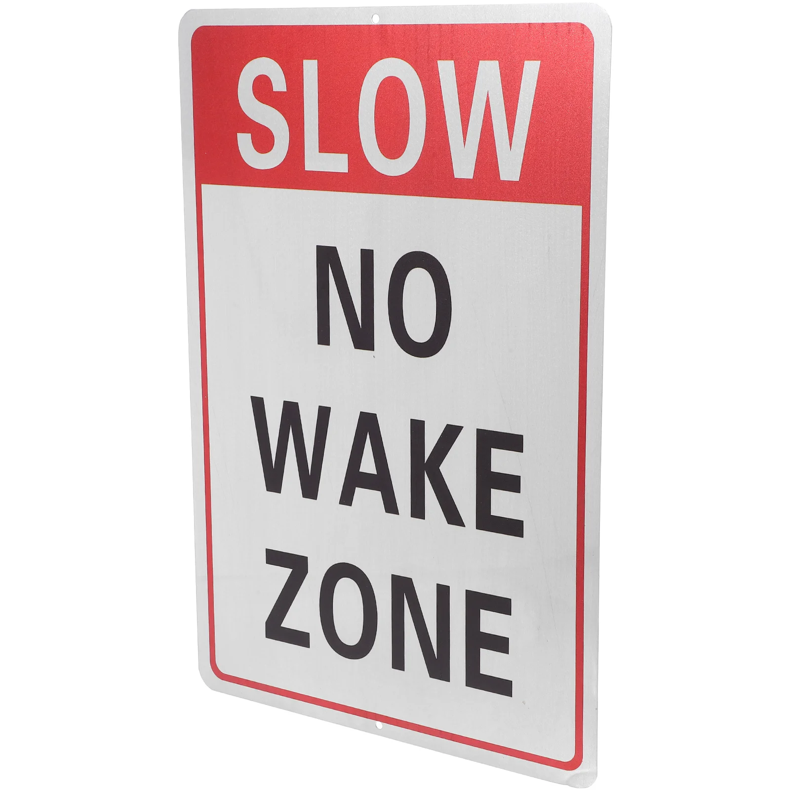 Metal Reflective Slowing Down Sign Outdoor Sign Slowing Down No Waking Zone Sign