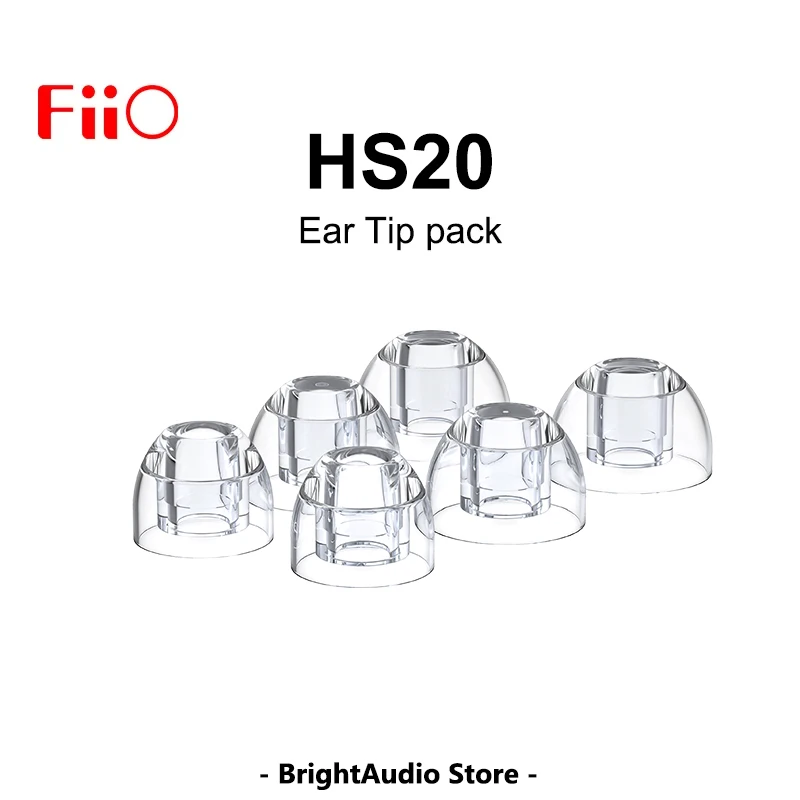 FiiO HS20 Liquid silicone Ear Tips Eartips 3pairs