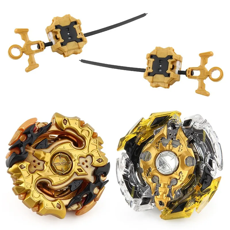 Gold 2 Styles Burst Generation Alloy Battle Detonation Spin Top Toys