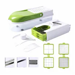 Multifunction Vegetable Slicer with 8 Dicing Blades Manual Potato Peeler Carrot Grater Dicer Kitchen Tools Vegetable Cutter