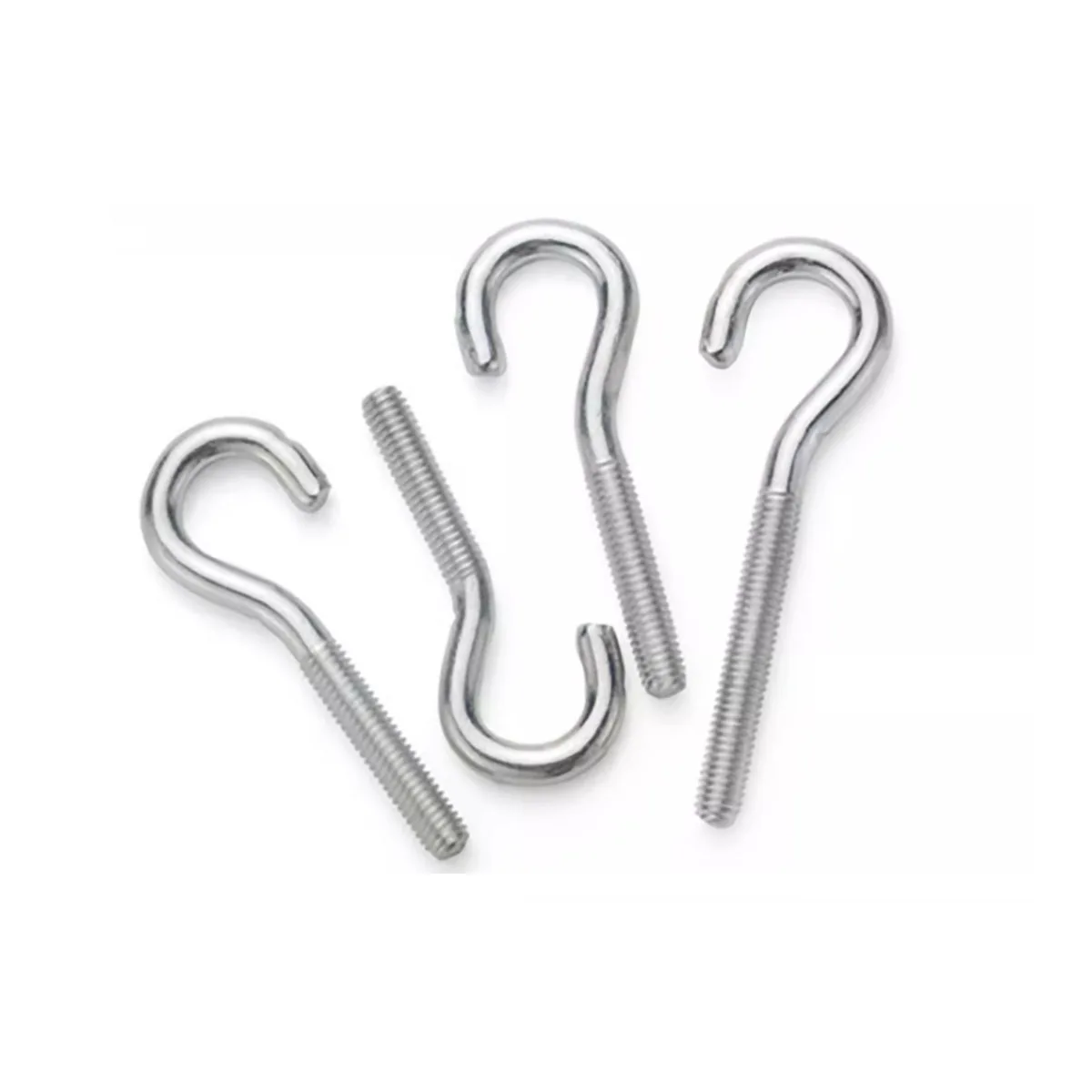 Hongtu Carbon Steel Open Type Sheep Eye Screw / Extended Eyebolt