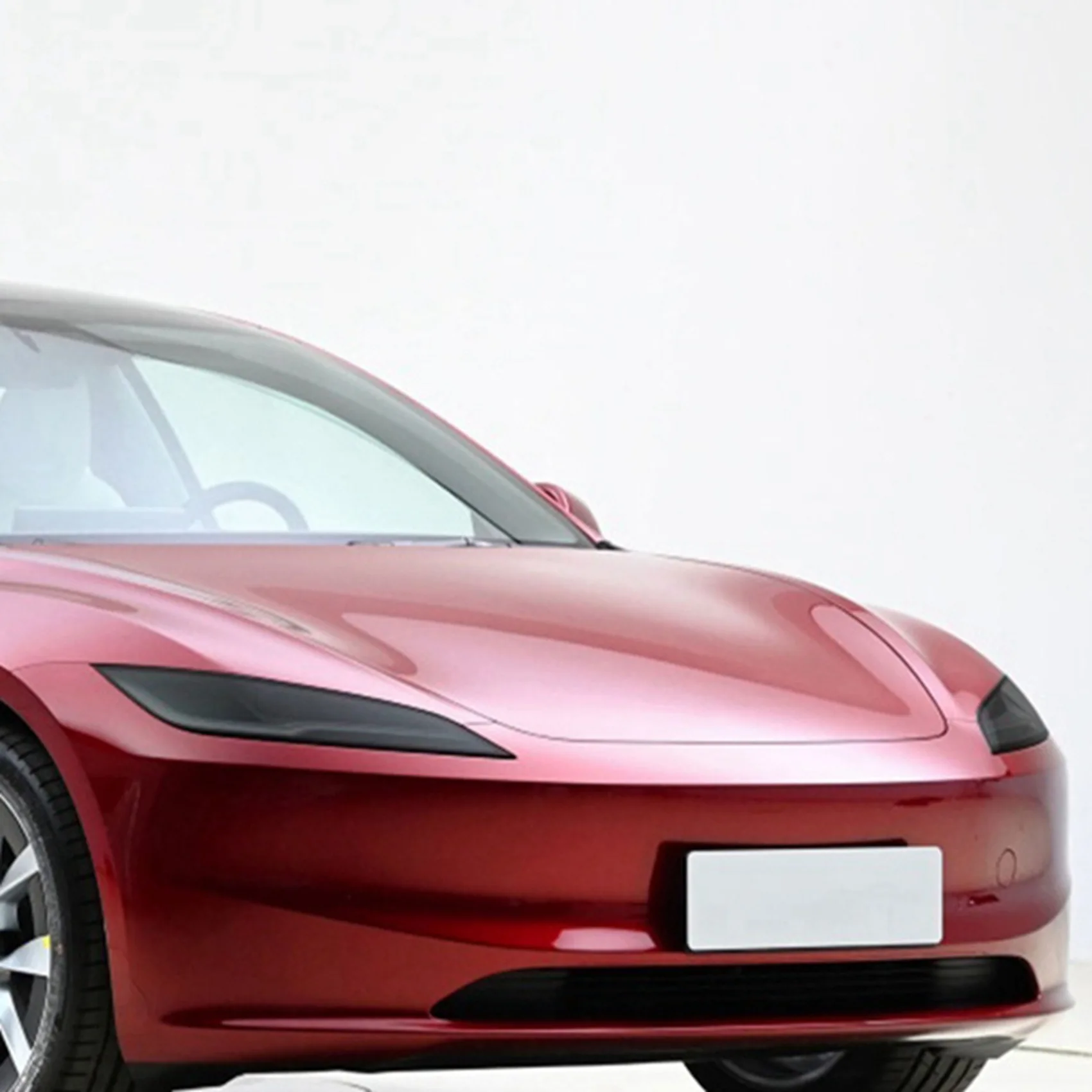 

Для Tesla Model 3 Highland 2024, защитная пленка для фар, ТПУ, крышка фары, наклейка, накладка, автомобильные детали, дымчатый черный