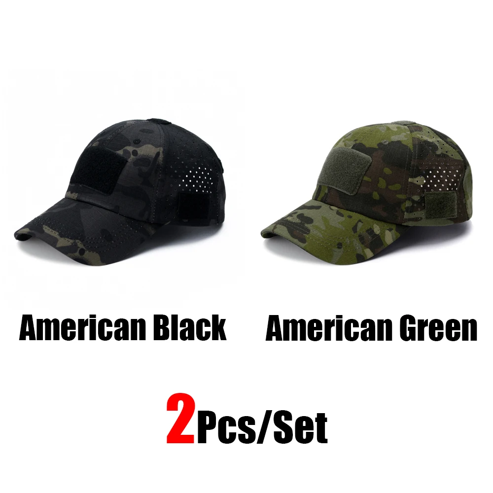 1/2 stücke Neue Männer Camouflage Baseball Kappe Atmungsaktive Sonnencreme Hut Outdoor Sport Jagd Wandern Camping Strand Angeln Sonnenhut