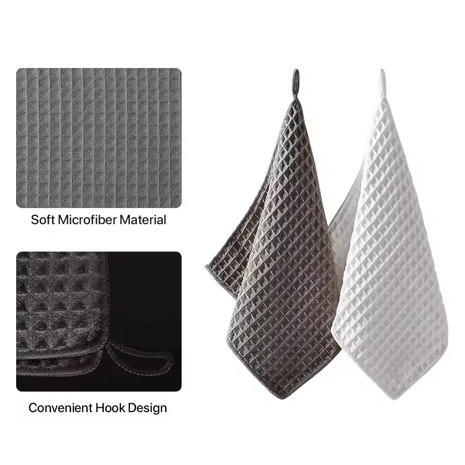 1/4Pcs Super Absorbent Microfiber Cleaning Cloth Towel Coffee Bar Cleaning Towels Home Barista Clean Tool Coffee Machine Cleaner