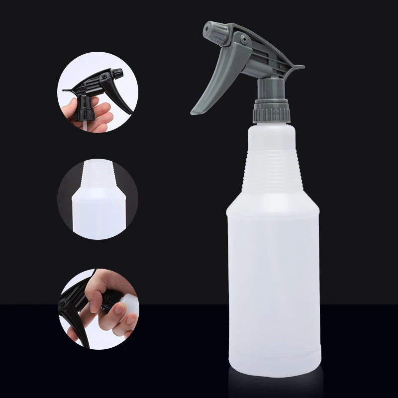 

750ML Portable Spray Bottle Refillable Plastic Empty Container Atomizer Adjustable Nozzle Water Bottle For Car Garden Irrigation