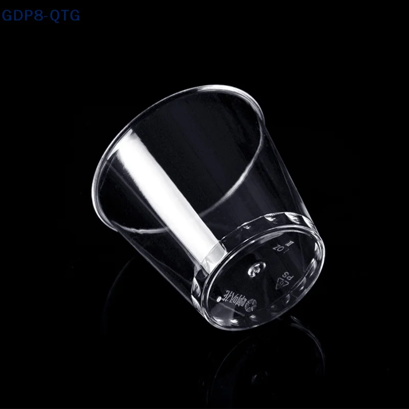 

Hot！50PCS Mini Clear Plastic Disposable Party Shot Glasses Jelly Cups Tumblers Birthday Kitchen Accessories Gobelet Plastique