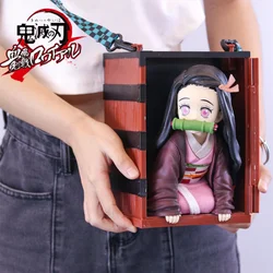 In Stock Hot Anime Action Figures Demon Slayer Model Toys Kimetsu No Yaiba Kamado Nezuko Popcorn Bucket Pvc Collection Deco Gift