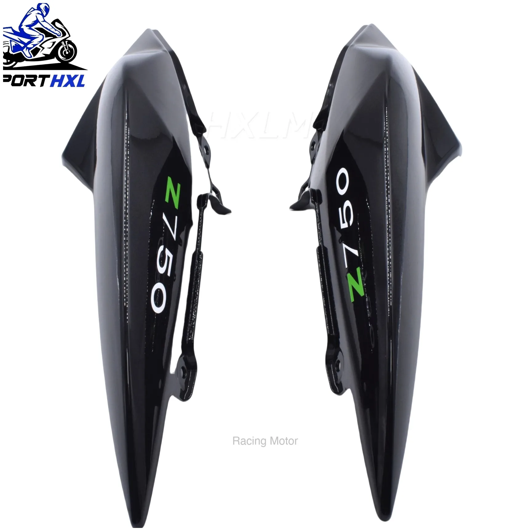 Motorcycle Side Upper Tail Seat Cover Cowl For Kawasaki Z750 Guard Protector Injection Fairing 2007-12 | Racing Motor Store