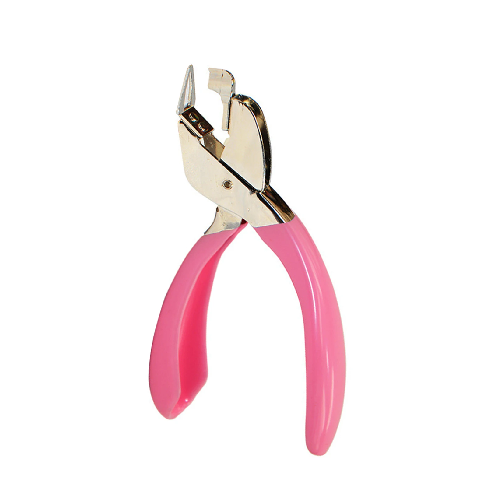 مزيل التيلة للدباسة ذات البناء المعدني القوي، سهل الاستخدام، حجم محمول، حمل مريح للعمل أو الدراسة باللون الوردي