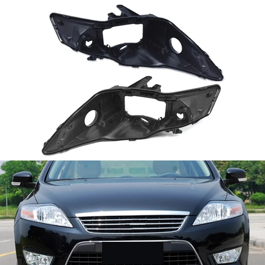 

Черная передняя фара Wooeight для Ford Mondeo 2007 2008 2009 2010 2011-2012, 1 шт.