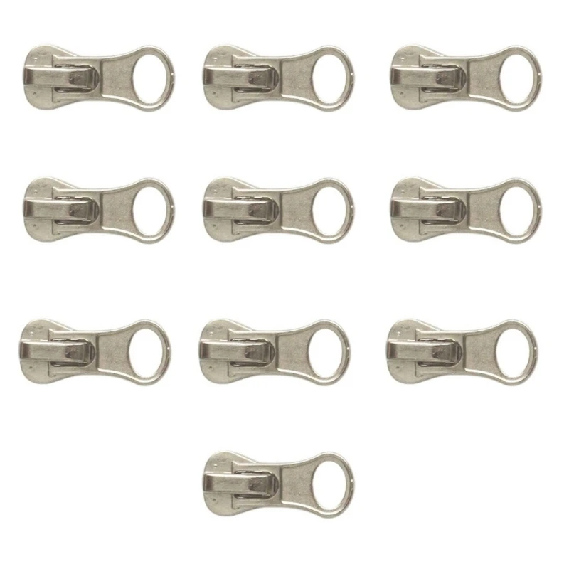 10pcs #3 #5 #8 Zippers Sliders Zippers Repair Zips Zippers Pullers Replacement Zippers for Jackets Suitcases Backpacks B03E