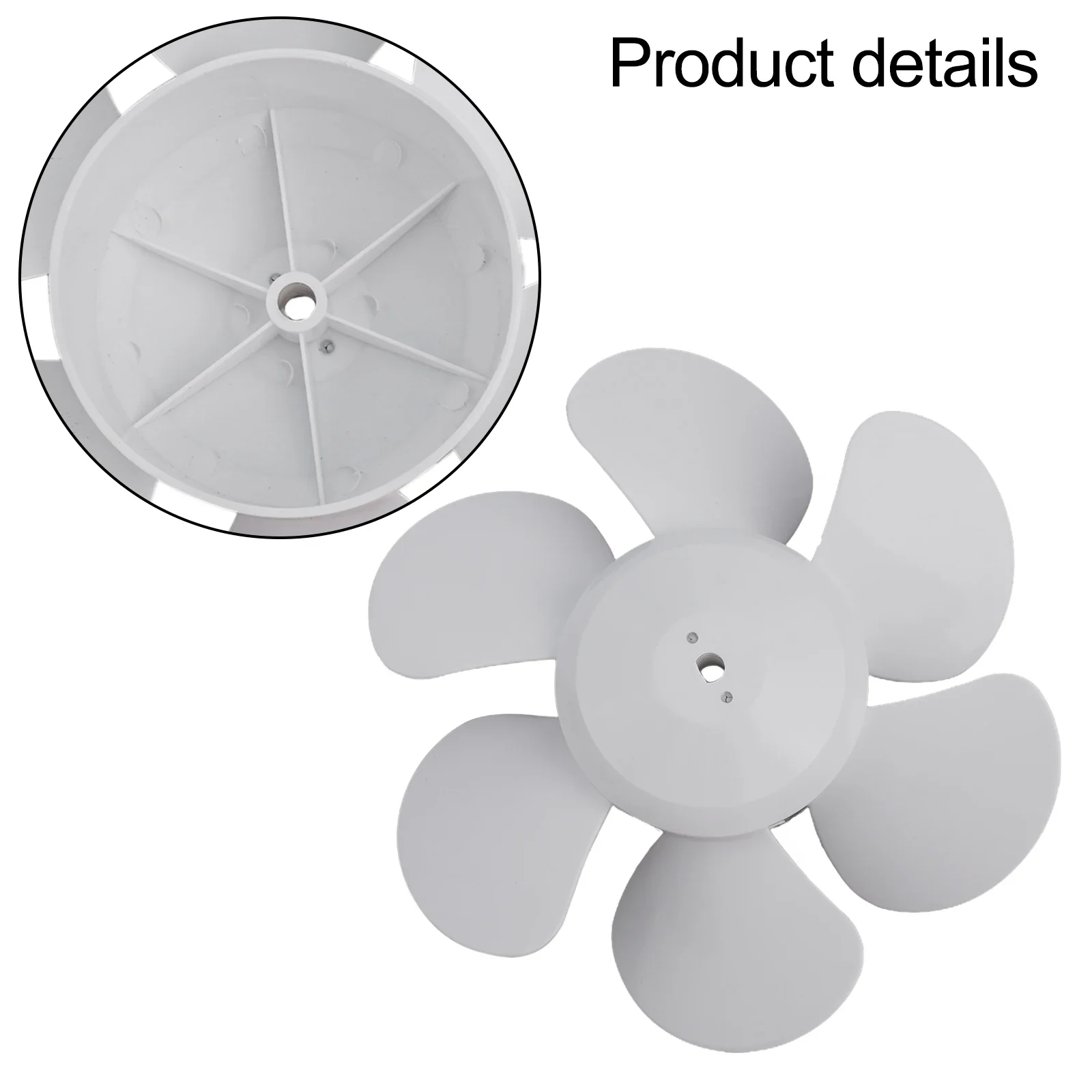 1PC Ventilation Fan Blades 6-Blade Fan Blades Suitable For Roof Ventilation Hoods 160MM/200MM/250MM/280MM Home Improvement