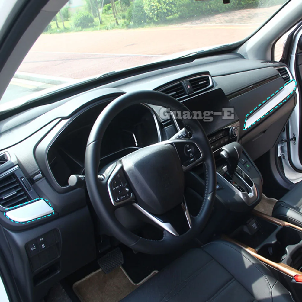 

For Honda CRV CR-V 2017 2018 2019 2020 2021 2022 Car Sticker Detector Middle Co-Pilot Glove Box Front Trim Lamp Trim Panel Hood