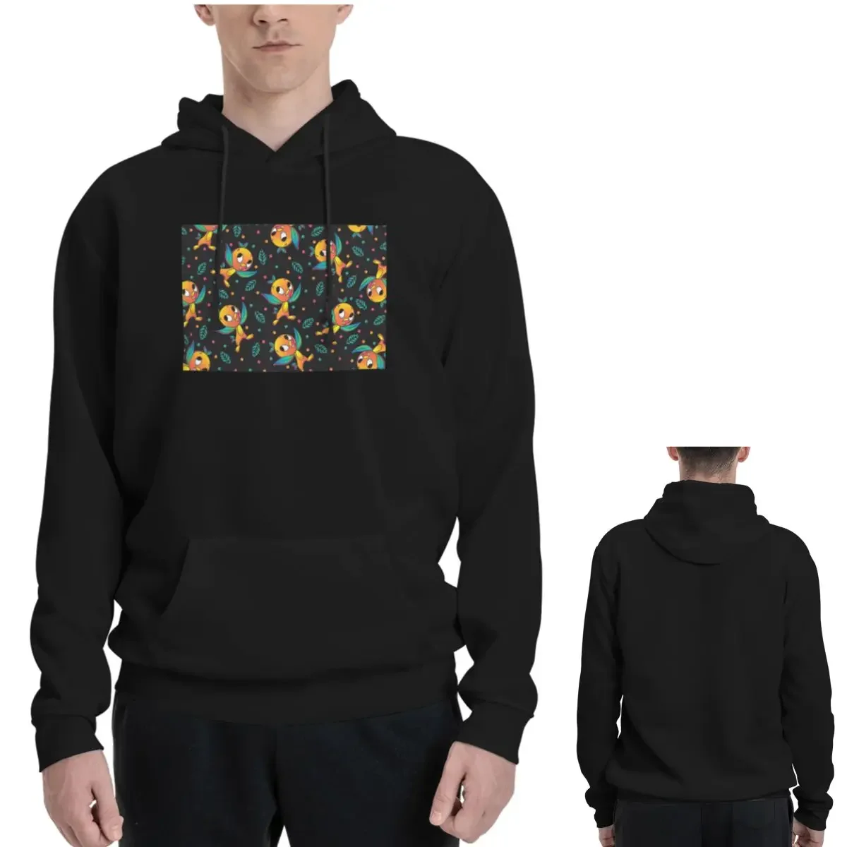 

Orange Bird Hoodies Men Women Casual Pullover Sweatshirts Harajuku Long Sleeve Clothing Autumn Winter