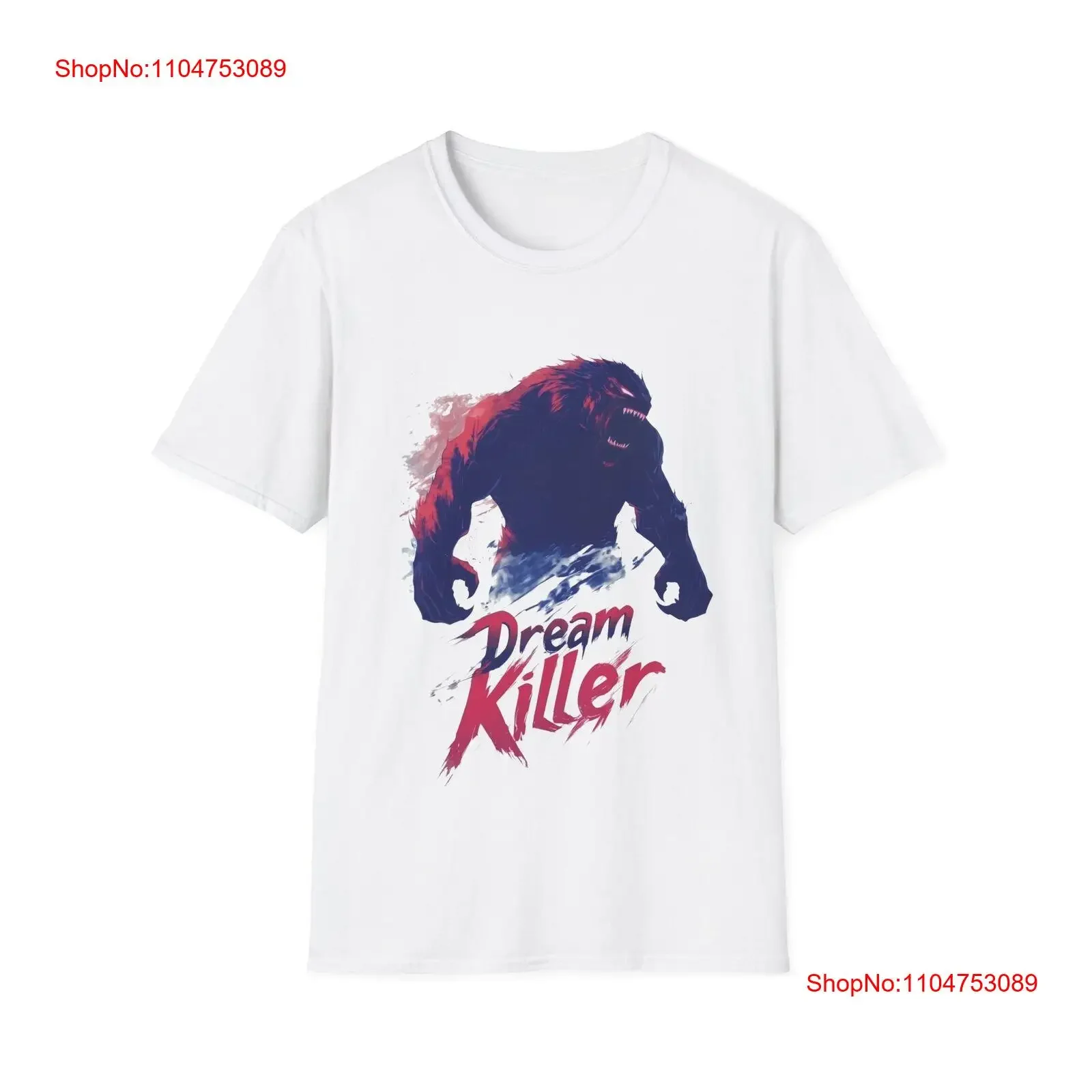 Dream Killer T Shirt Top délavé vintage compétitif pour un usage quotidien Vêtements confortables unisexes légèrement de créateurs décontractés