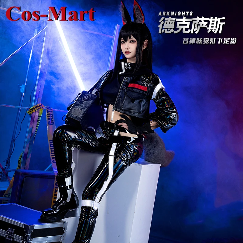 Cos-Mart Game Arknights Texas Cosplay Costume Music Synesthesia Fashion Handsome Uniforms Activity Party Role Play Clothing