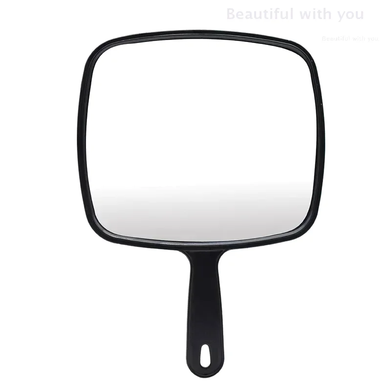 Handheld Mirror Professional Handheld Salon Barbers Hairdressers Mirror With Handle Practical Hand Mirror For Home