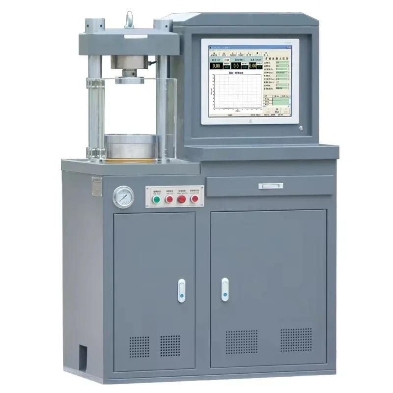 Microcomputer-controlled electro-hydraulic servo high-performance compression test equipment