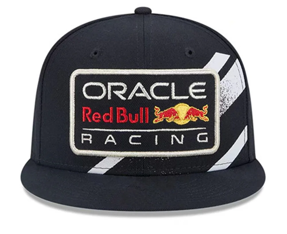 Red Bull Herren- und Damen-Baseballkappe mit flachem Schirm und amerikanischer Stickerei, trendige Outdoor-Freizeit-Sport-Sonnenkappe – Detail 3