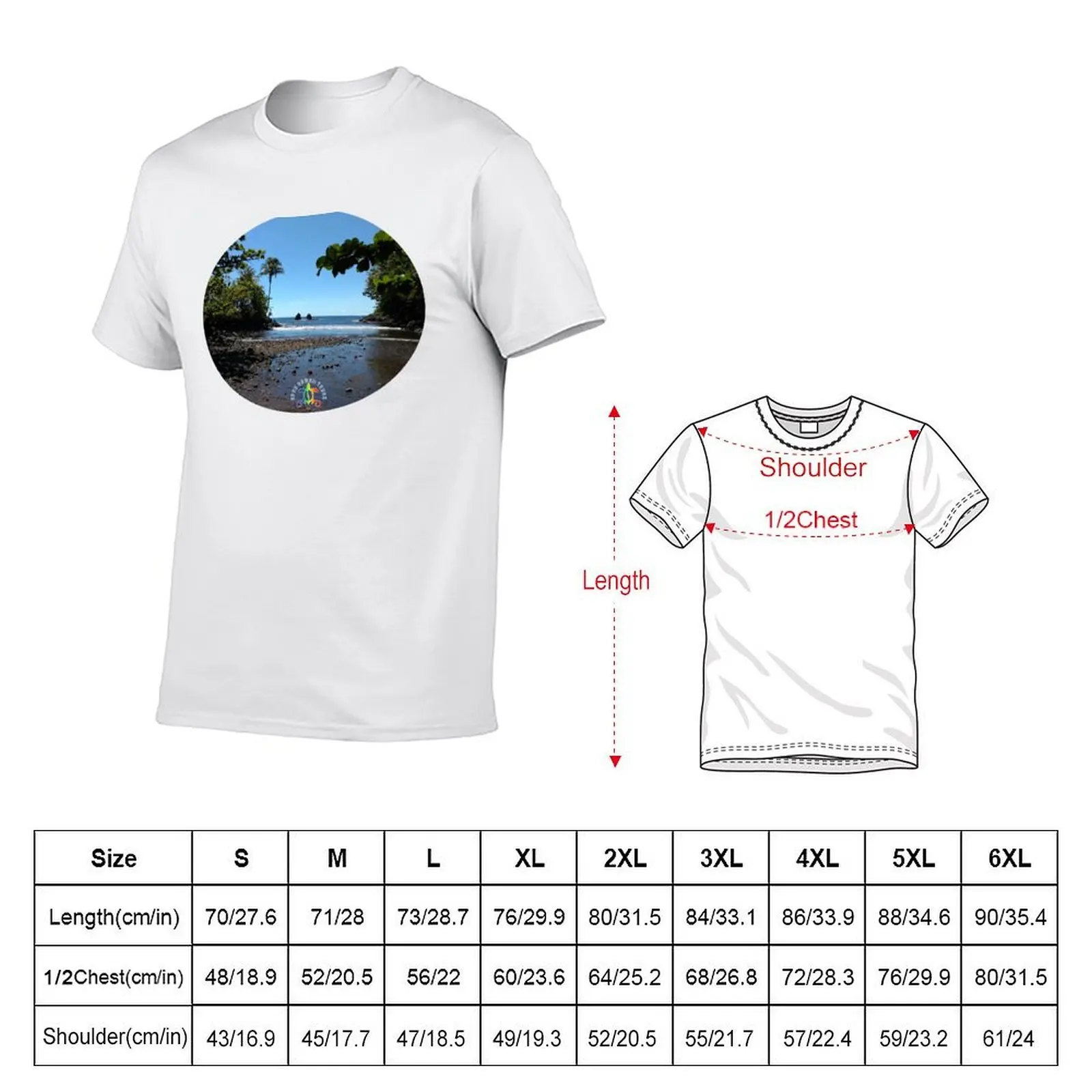 AHT - River At The Bottom Of The Donkey Trail T-Shirt mens graphic t shirts t shirts cotton 100% T-Shirt