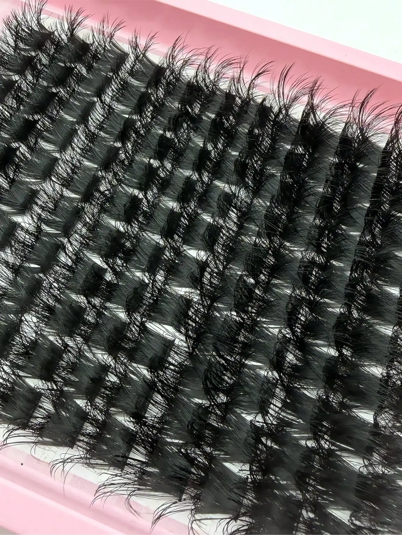 DIY Wimpernbüschel 100D 8D Fluffy 0,07mm D-Curl 14-24mm Gemischte Länge Dramatisch Dicht Weich Wiederverwendbar Einfach für Anfänger – Detail 3