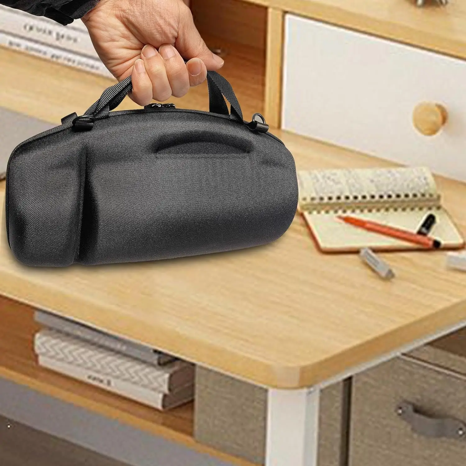 Silikon-Griffabdeckung und Reise-Hartschalenetui-Zubehör für den tragbaren Bluetooth-Lautsprecher JBL Charge 4 / Charge 5 – Detail 3