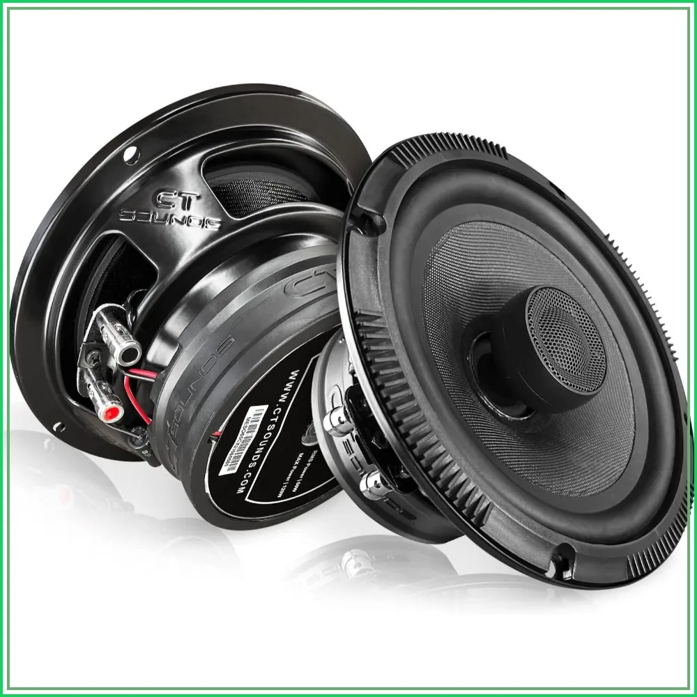 6.5" 300W 2-Way Coaxial Car Speakers - Premium Sound for Your Ride