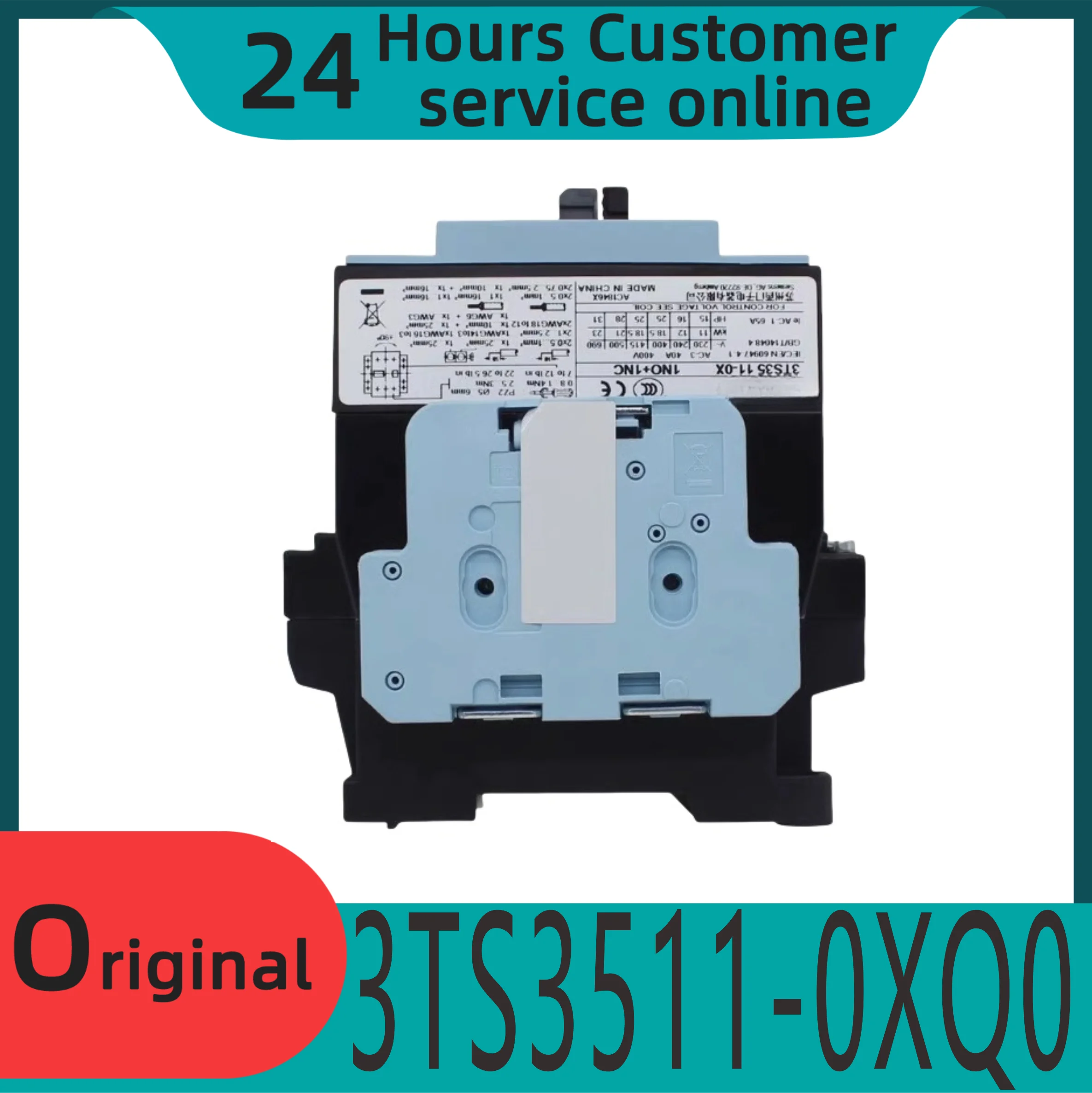 

New original AC contactor 3TS3511-0XQ0 380V F0 110V B0 24V