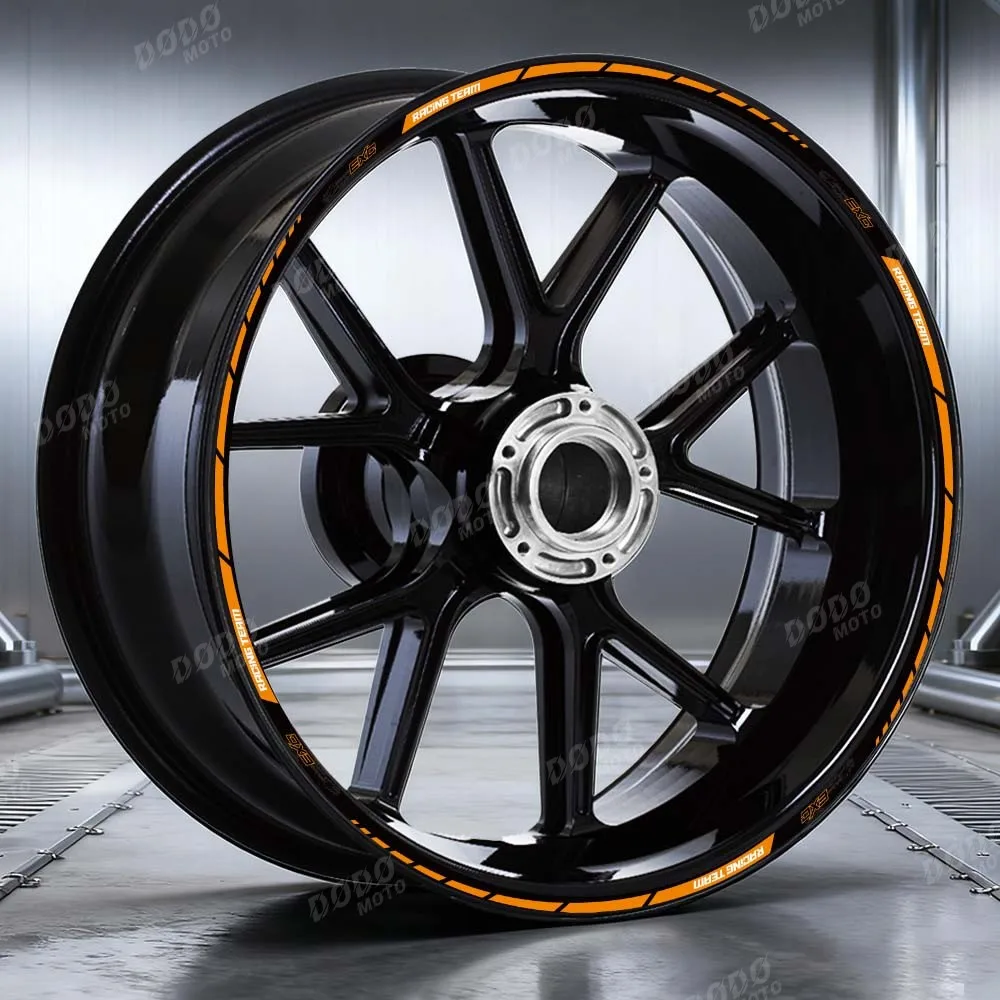 

For EXC 125 150 200 250 300 350 400 450 500 525 530 EXC-F Motorcycle Accessori Refit Wheel Reflective Sticker Stripe Tape Decal