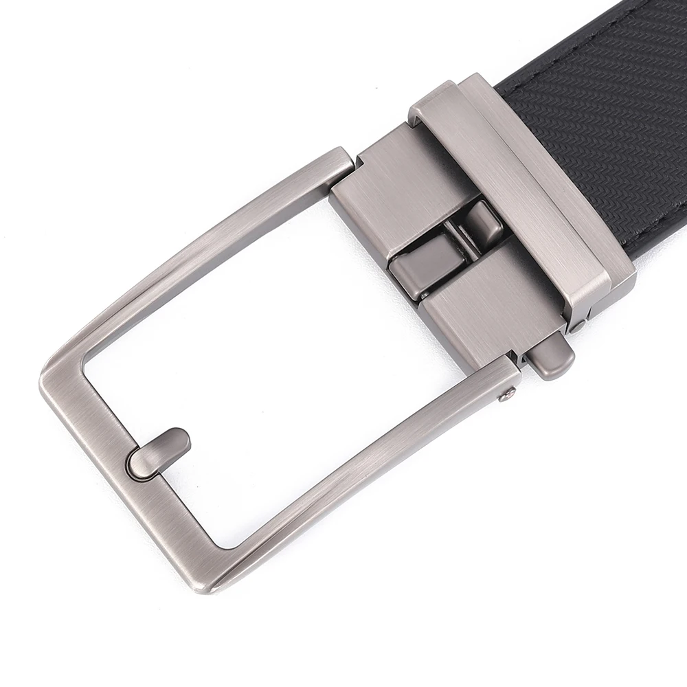 Fashion Cowhide Belt Designer Men\'s Leather Belt Automatic Buckle Fashion Famous Brand Luxury Business Ratchet Male Belt 3.5cm