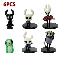 New 6pcs Hollow Knight Toys Anime Game Figure The Knight Action Figure Hornet/Quirrel Figurine Collectible Model Doll with Box