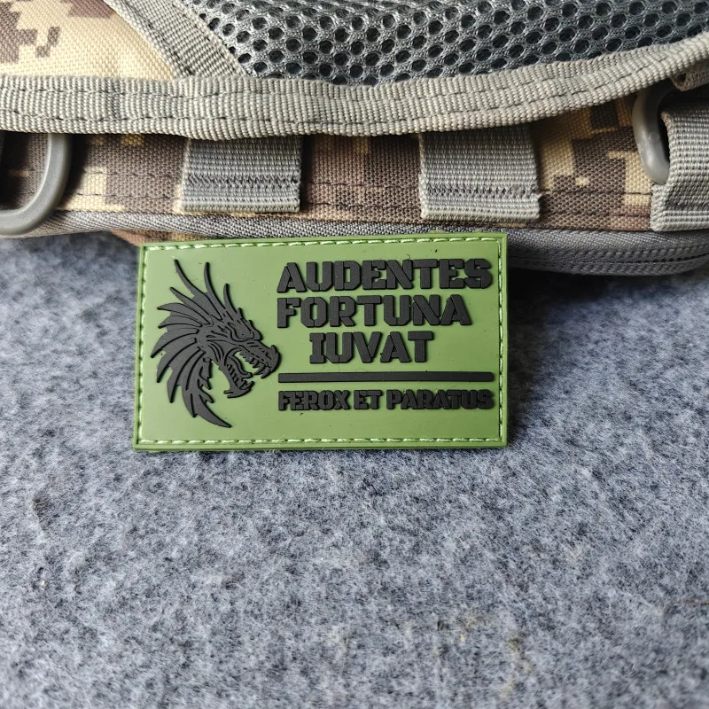 2026 Neue PVC-Patches, Moralabzeichen, für Kleidung, Hüte, Rucksäcke usw., mit Klettverschluss