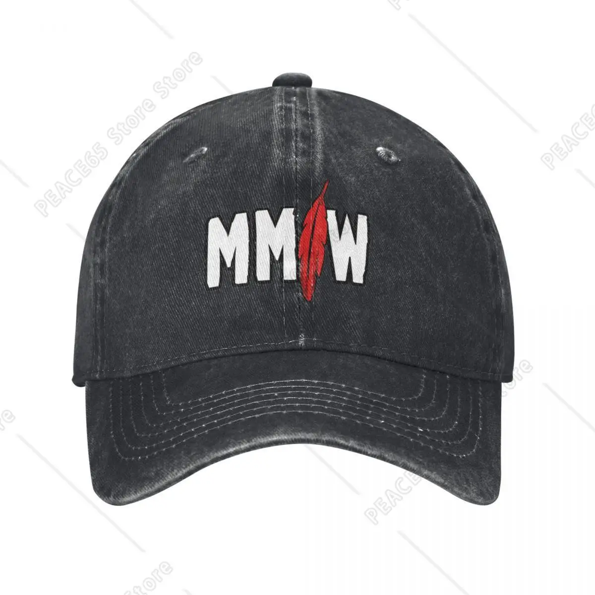 

MMIW No More Stolen Sisters Protection Adult Denim Washed Baseball Cap For Men Classic Trucker Caps Hot Sale Street Tide Hat