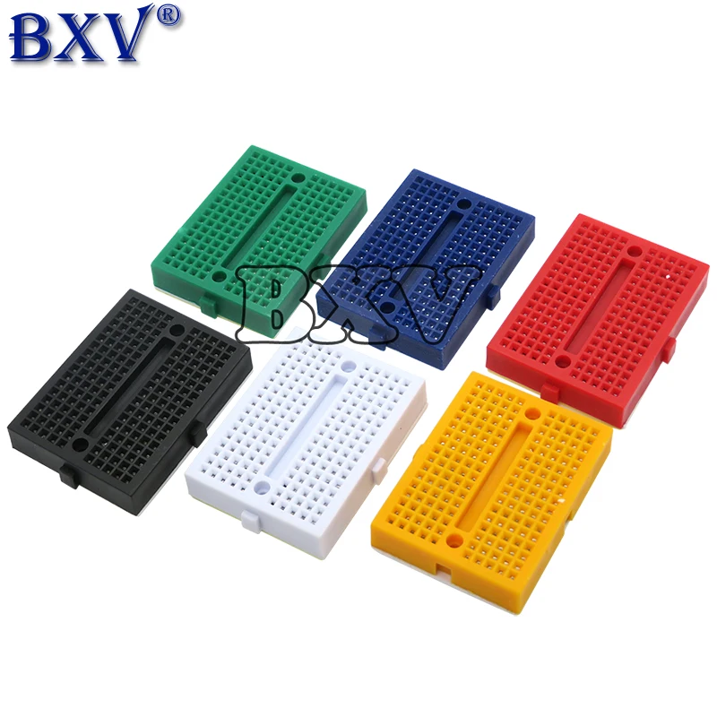 6 PÇS/LOTE SYB-170 Universal Solderless Protótipo Breadboard 170 Pontos de Amarrar Mini Breadboard DIY Kit BXV