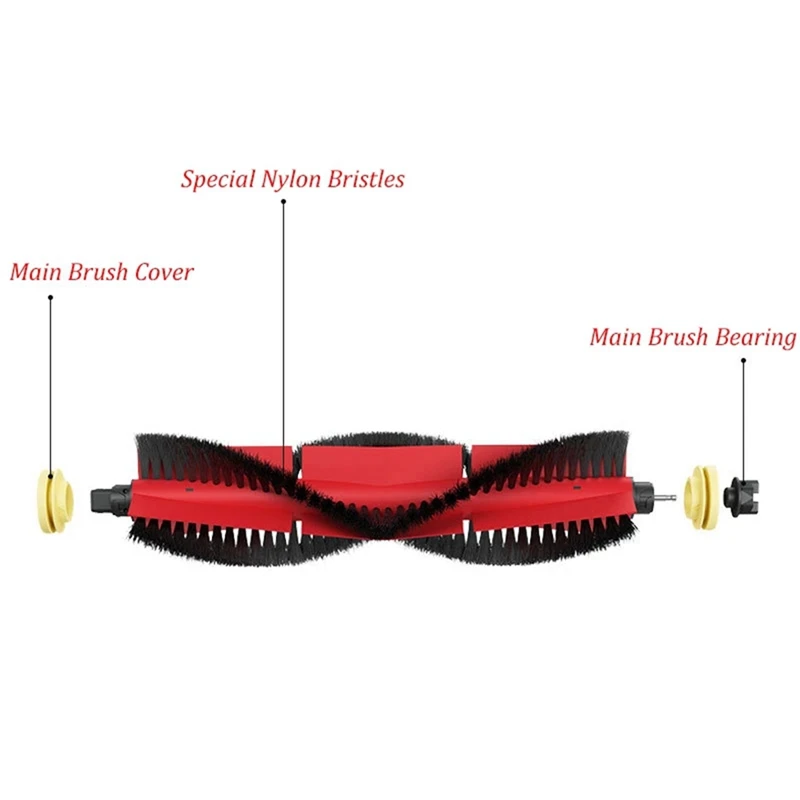 ترقية وظيفية! ل شاومي Robot1s SDJQR03RR Roborock S5 ماكس S50 S51 S55 S6 Maxv النقي مكنسة كهربائية الملحقات هيبا تصفية Brus الرئيسي