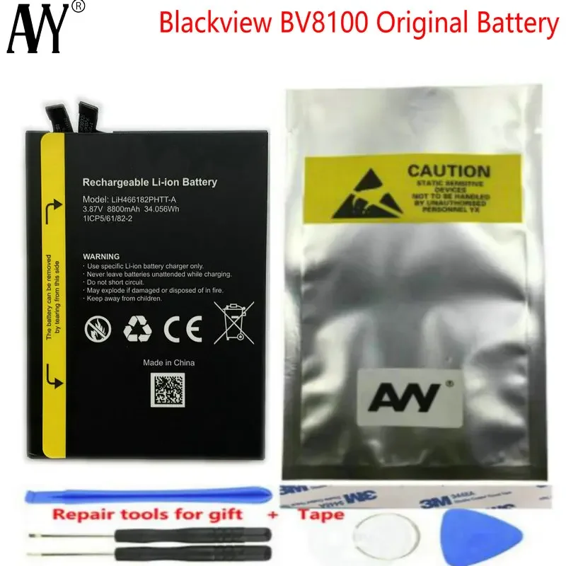 Battery for Blackview BV8100 Original Batteria 8800mAh Batteries Repair Tools Tracking Number