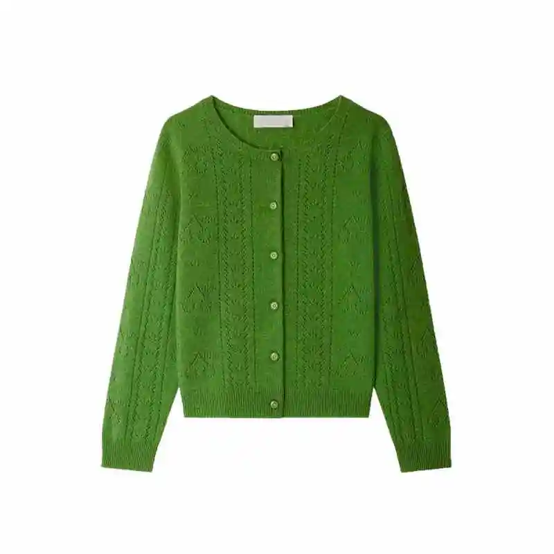 

2025 г., детская одежда, зеленый кардиган BP для девочек, осенняя трикотажная одежда, вишневая одежда для футболок