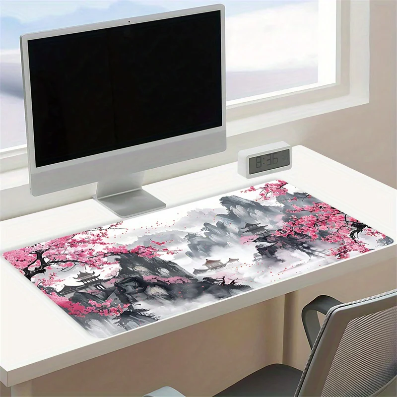 Japan Cherry Blossom Mouse Pad Rubber non-slip Multi-model rectangular table mat Gaming Accessories Keyboard Pads High quality