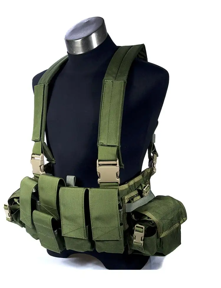 Tactical Chest Rig LT1961A Vest Universal Outdoor Belly Bag Set TACTK