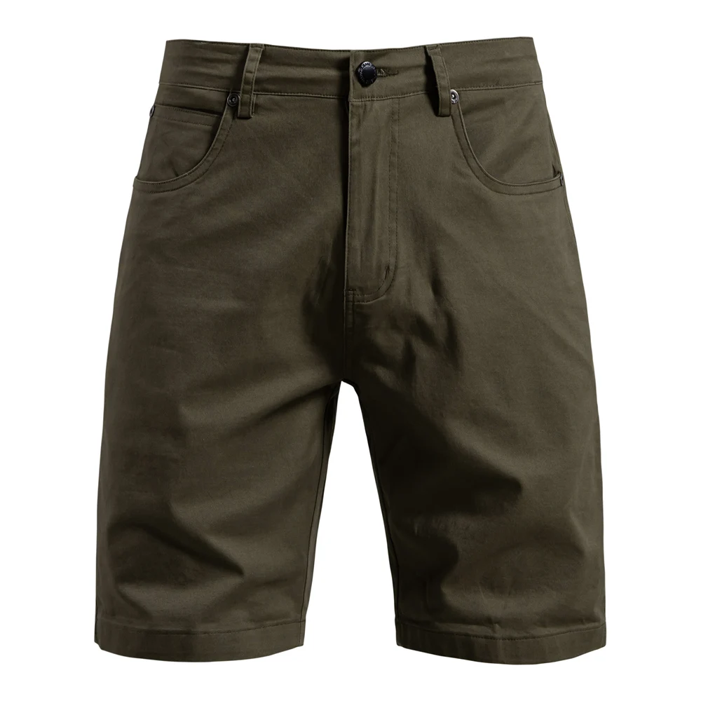 AIOPESON 2025 New Summer 100% Cotton Men's Casual Shorts for High-Quality Elastic Waist Comfortable Shorts in Multiple Colors