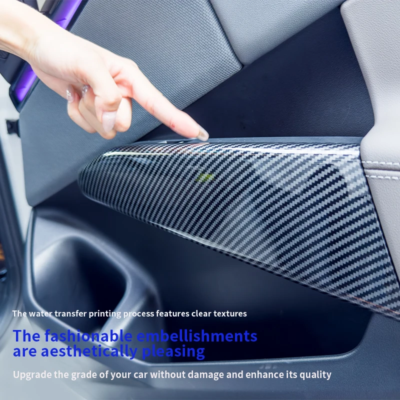 

Car ABS Carbon fiber car Decorative stickers on the side of the car window lift panel For BMW X3 G45 2025 Interior accessories