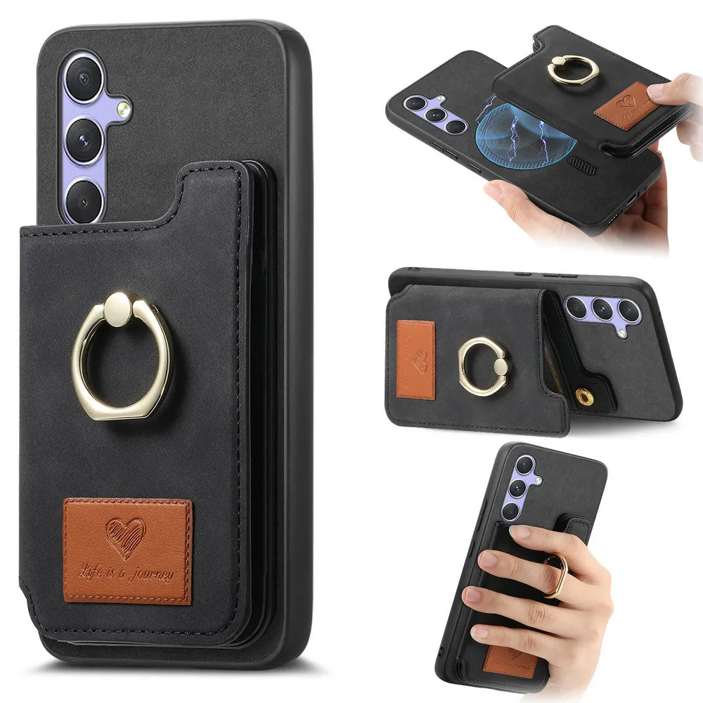 

For Samsung A57 A37 A17 A07 5G 2In1 Leather Wallet Case for Samsung Galaxy A57 Back Funda Phone A37 A 17 07 57 Magnet Cover